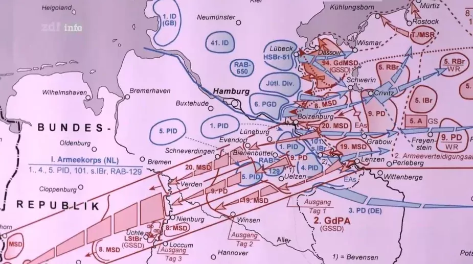Angriffsplanung der NVA auf Norddeutschland